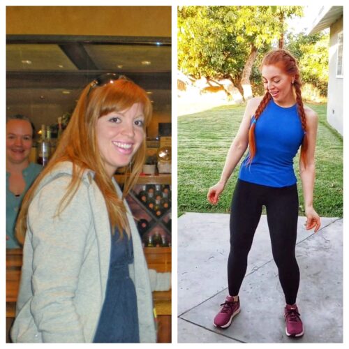 Running Weight Loss Before and After