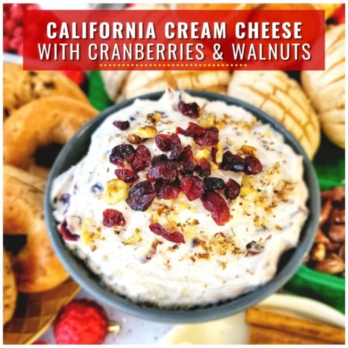 California Cranberry Walnut Cream Cheese Recipe