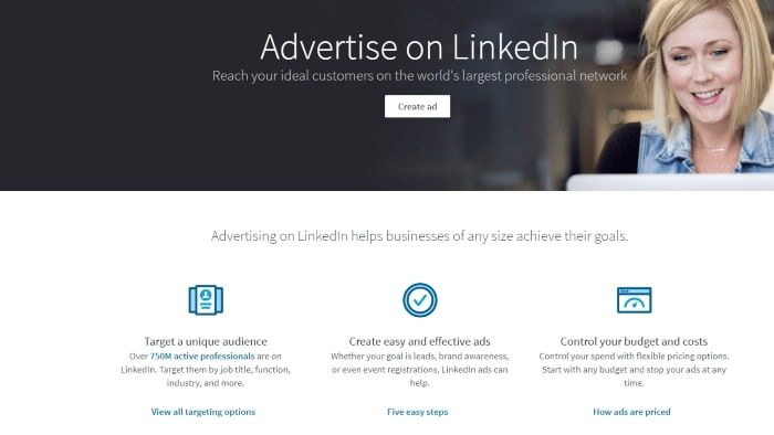 screenshot linkedin ads
