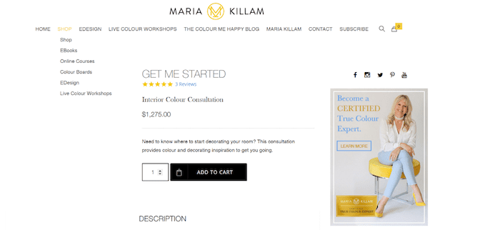 Maria Killam - Consultations