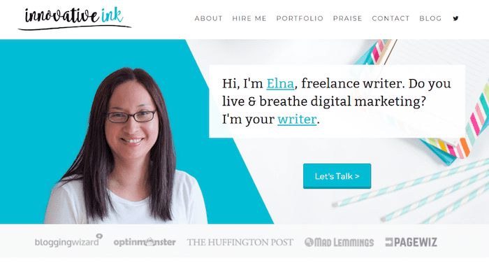 Elna Cain - Freelance writing services