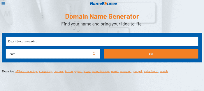 blog name generator namebounce