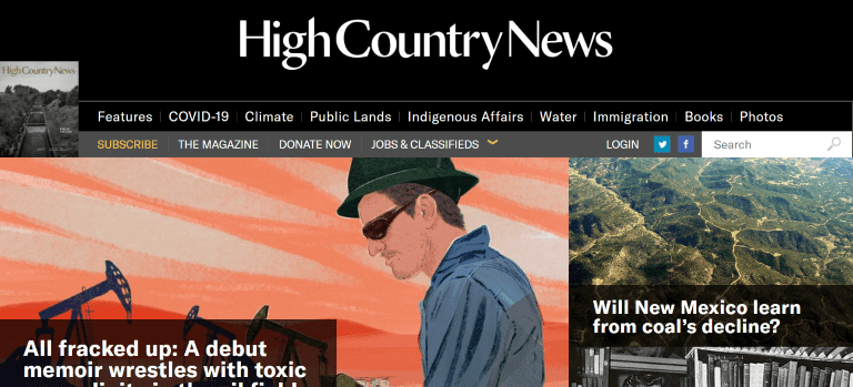 magazine writing jobs high country news