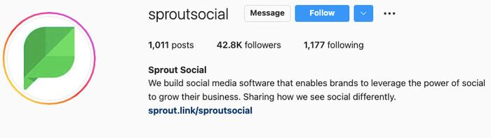 social media lead generation sprout social instagram banner