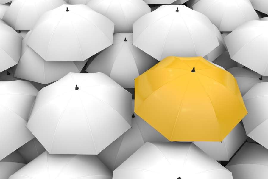 motif examples yellow umbrella