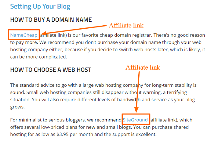 Smart Blogger affiliate links