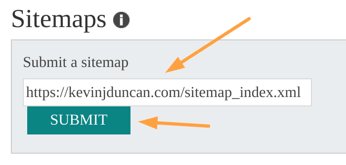 Add sitemap to Bing Webmaster Tools